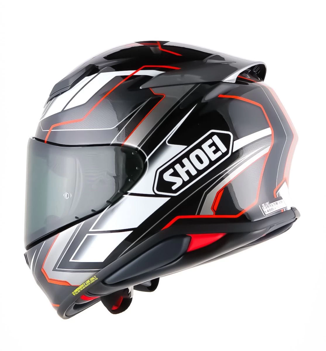 Shoei NXR2 Prologue -TC5 Blk/Wht/Red - X-Large 4 Shoei NXR2 Prologue -TC5 Blk/Wht/Red - X-Large - Image 4