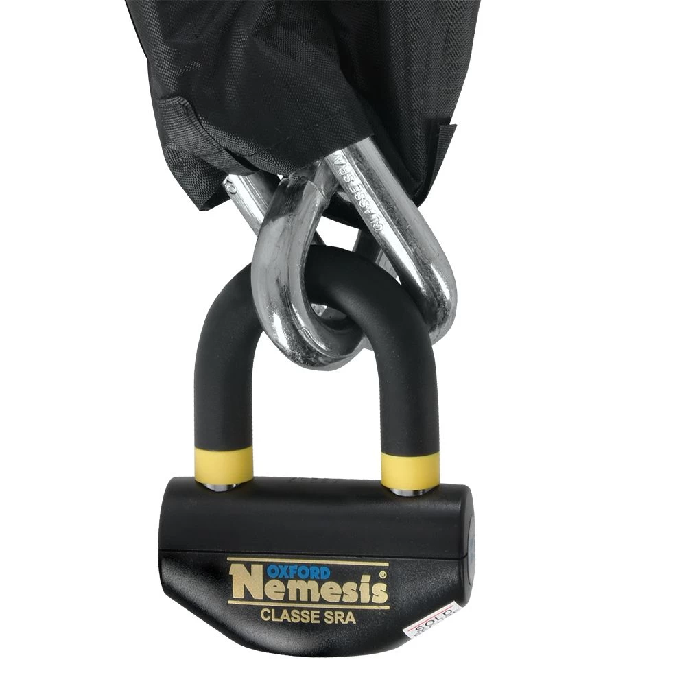 Oxford Nemesis Chain & Padlock - 16mm Round Link X 1.2 Metre Long 2 Oxford Nemesis Chain & Padlock - 16mm Round Link X 1.2 Metre Long - Image 2
