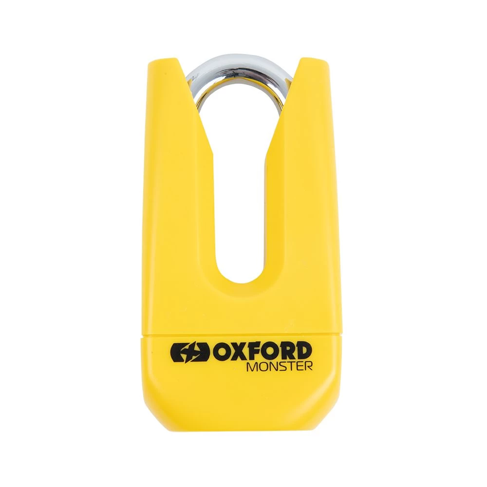 Oxford Monster 11mm Disc Lock Yellow 1 Oxford Monster 11mm Disc Lock Yellow