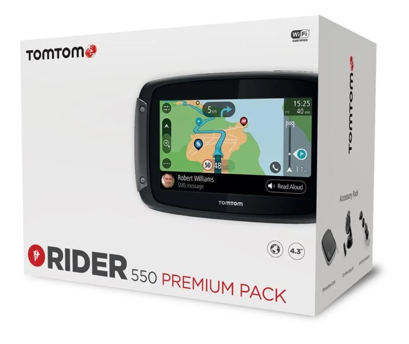 Tom Tom Rider 550 Premium Sat Nav 1 Tom Tom Rider 550 Premium Sat Nav