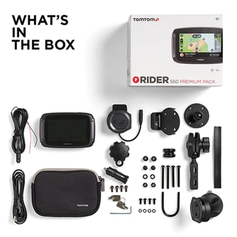 Tom Tom Rider 550 Premium Sat Nav 3 Tom Tom Rider 550 Premium Sat Nav - Image 3