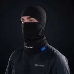Oxford Advanced Warmdry Balaclava Black -Motorcycle Equipment Store advanced balaclava wearing