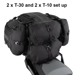 Oxford Atlas T-20 Advanced Tourpack / TailPack - Black -Motorcycle Equipment Store atlas t30 tail pack blk set up 1 1