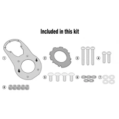 GiviKappa BF36 Tanklock Flange Fitting Kit -Motorcycle Equipment Store bf36 parts