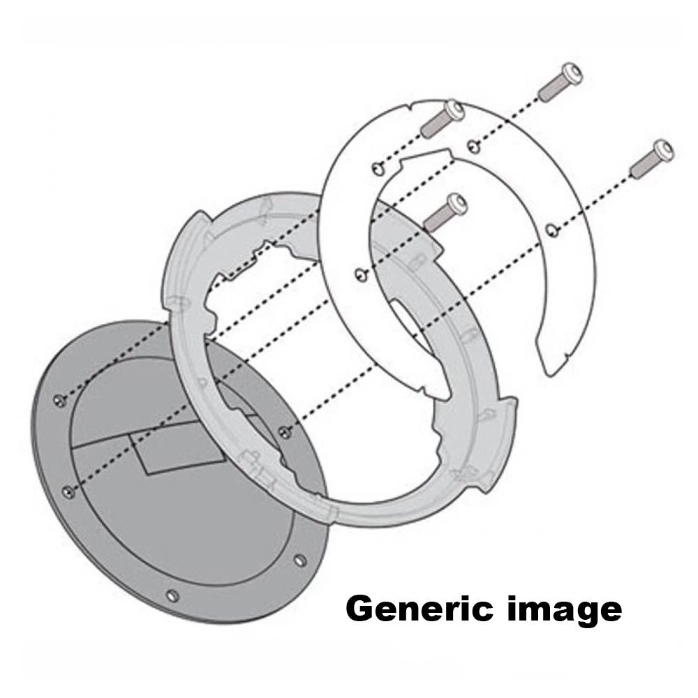 Givi / Kappa BF47 Tanklock Flange Fitting Kit 1 Givi / Kappa BF47 Tanklock Flange Fitting Kit