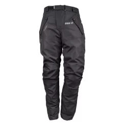 Bike It 'Triple Black' Ultimate Textile Adventure Waterproof Motorcycle Pants/Trousers
