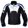 Spada Burnout 2 Textile Motorcycle Jacket - Black Blue White-XL