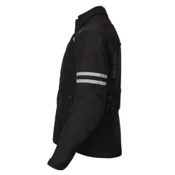 Spada Camber TextileLaminate Jacket - Black -Motorcycle Equipment Store camber jacket side