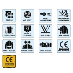 Spada City Nav Ladies Textile Jacket - Black -Motorcycle Equipment Store city nav specs 1