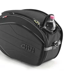 Givi EA100B Large Expandable Panniers -Motorcycle Equipment Store ea100b open