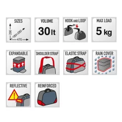 Givi EA101B Expandable Panniers -Motorcycle Equipment Store ea101b specs