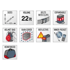 Givi EA104B Expandable Rucksack -Motorcycle Equipment Store ea104b specs