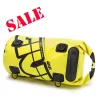Givi EA114FL Waterproof Roll Bag Neon Yellow Pattern