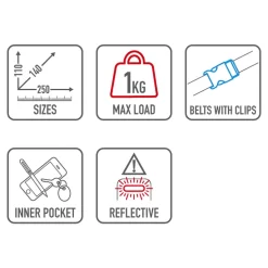 GIVI EA145B Adjustable Waist Bag -Motorcycle Equipment Store ea145 specs