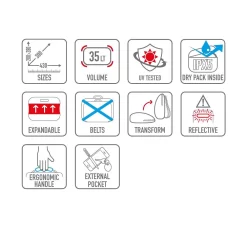 Givi XL02 Expandable Roll Top Cargo Bag 25-35Ltrs -Motorcycle Equipment Store givi xl02 specs