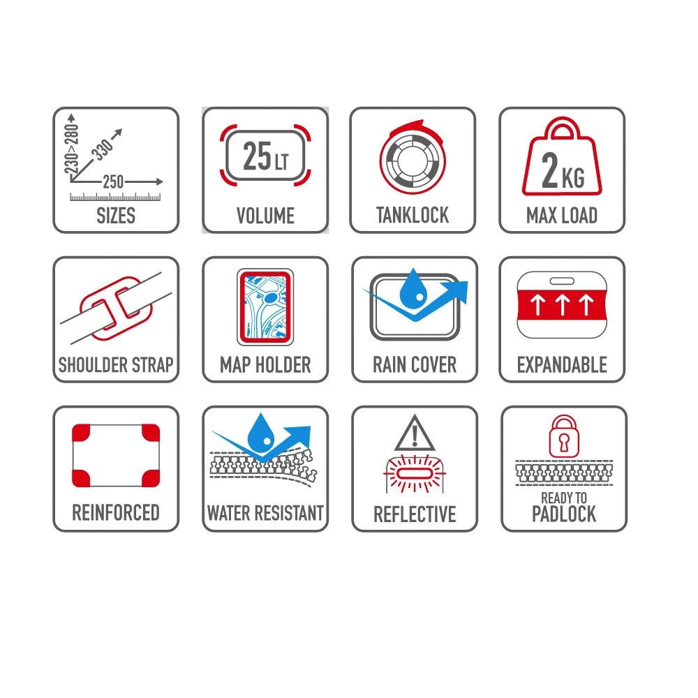 Givi XS306 Tanklock Expandable Bag 4 Givi XS306 Tanklock Expandable Bag - Image 4