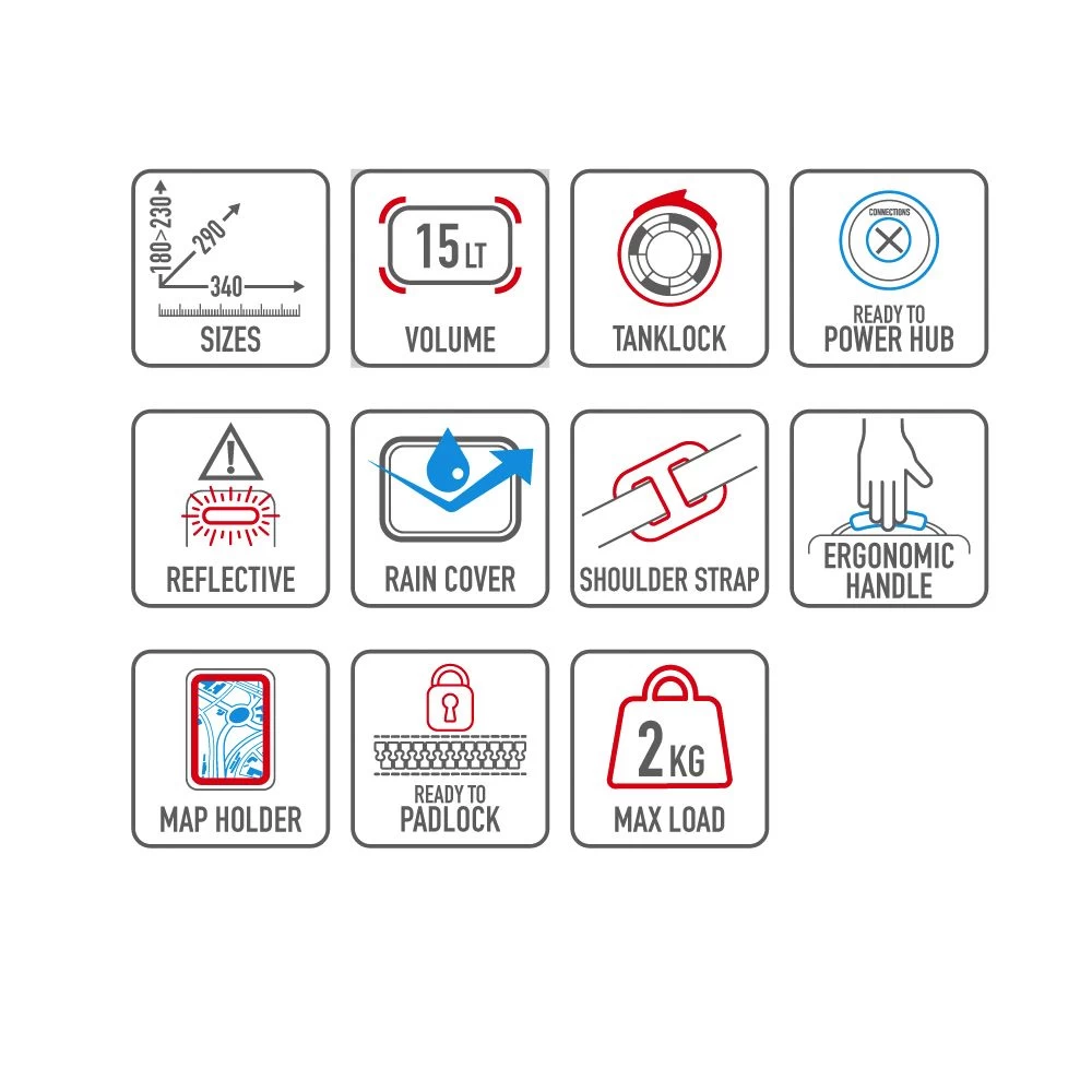Givi XS320 Tanklock Bag - Africa Twin, Versys 650 & Triumph Tiger 1200 4 Givi XS320 Tanklock Bag - Africa Twin, Versys 650 & Triumph Tiger 1200 - Image 4