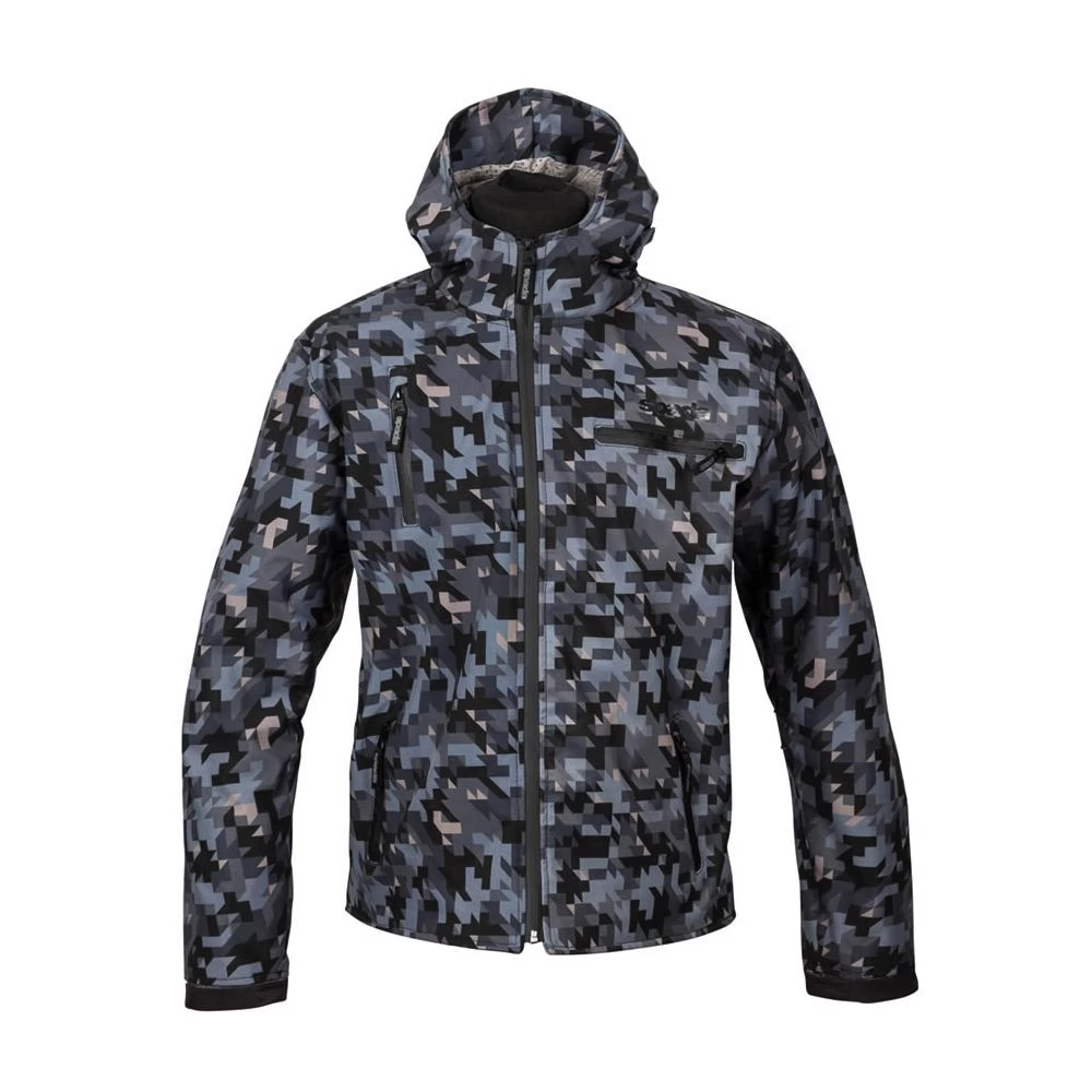 Spada Grid Soft Shell Jacket - Camo Grey 1 Spada Grid Soft Shell Jacket - Camo Grey