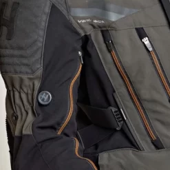 Halvarssons Mora All Seasons AA Rated Jacket - Black/Green -Motorcycle Equipment Store halvarssons mora jkt grn vents