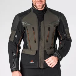 Halvarssons Mora All Seasons AA Rated Jacket - Black/Green -Motorcycle Equipment Store halvarssons mora jkt grn wear