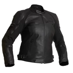 Halvarssons Risberg Ladies All Seasons Leather Jacket - UK12 -Motorcycle Equipment Store halvarssons risberg front 1