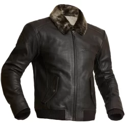 Halvarssons Torsby Classic Leather Pilot Jacket CE - AA Rated - Size UK42 -Motorcycle Equipment Store halvarssons torsby collar