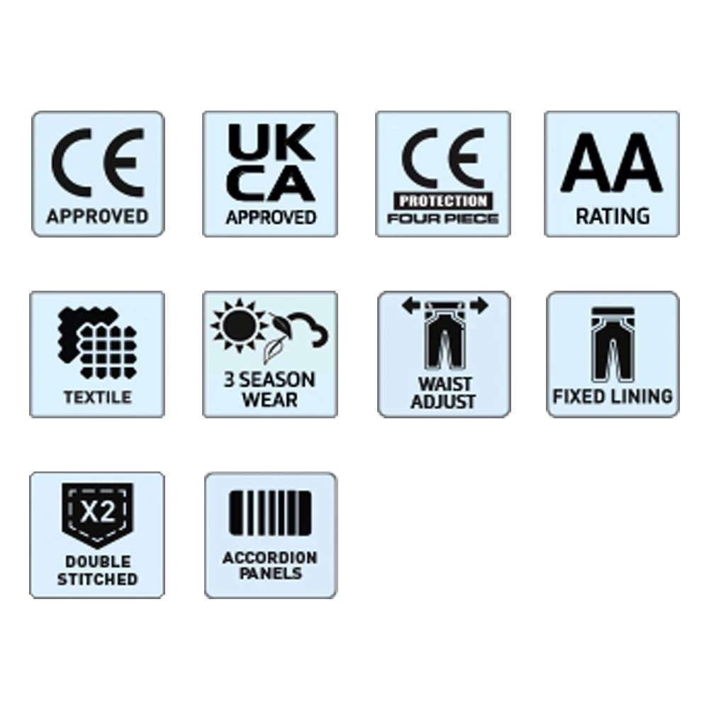 Spada Hugger CE Approved Ladies Jeggings - Black 5 Spada Hugger CE Approved Ladies Jeggings - Black - Image 5