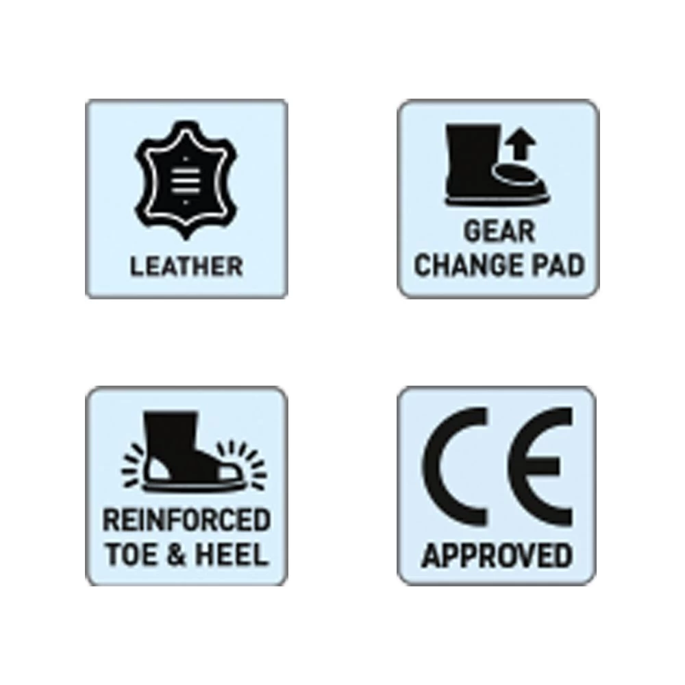 Spada Icon CE Approved Motorcycle Boots - Black 4 Spada Icon CE Approved Motorcycle Boots - Black - Image 4