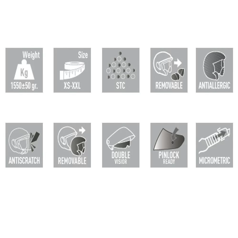 Kappa KV30 Enduro - Enduro Ride Gloss White/Red/Blue-XS 3 Kappa KV30 Enduro - Enduro Ride Gloss White/Red/Blue-XS - Image 3