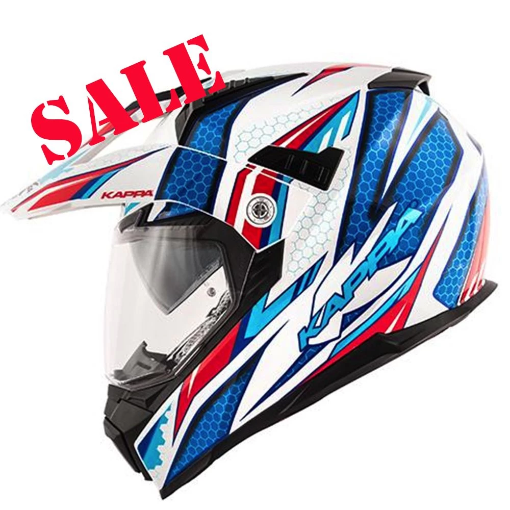 Kappa KV30 Enduro - Enduro Ride Gloss White/Red/Blue-XS 1 Kappa KV30 Enduro - Enduro Ride Gloss White/Red/Blue-XS