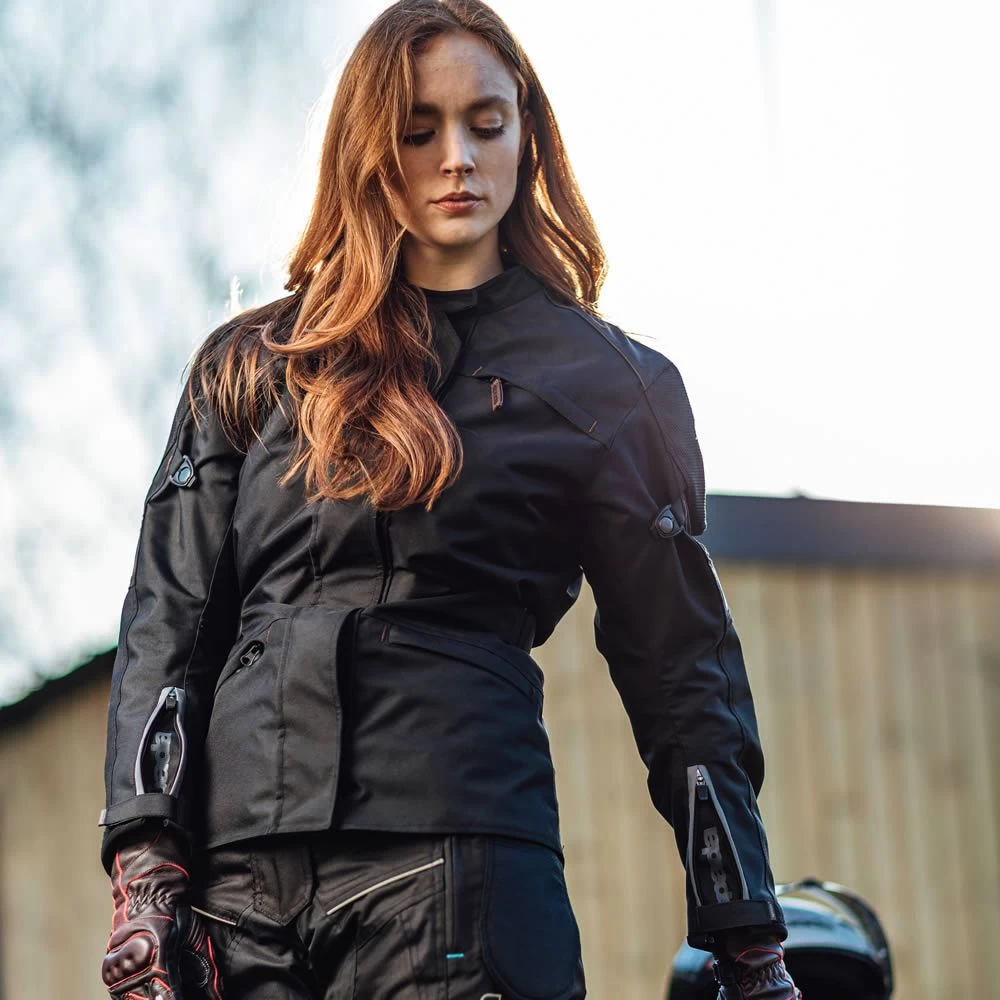 Spada Barn Q Ladies Textile Jacket - Black 3 Spada Barn Q Ladies Textile Jacket - Black - Image 3