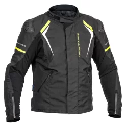 Lindstrands Sanvik Sporty AA Rated Waterproof Jacket - Blk/Fluo - UK42" 6 Lindstrands Sanvik Sporty AA Rated Waterproof Jacket - Blk/Fluo - UK42" -Motorcycle Equipment Store lindstarnds sandvik fluo front