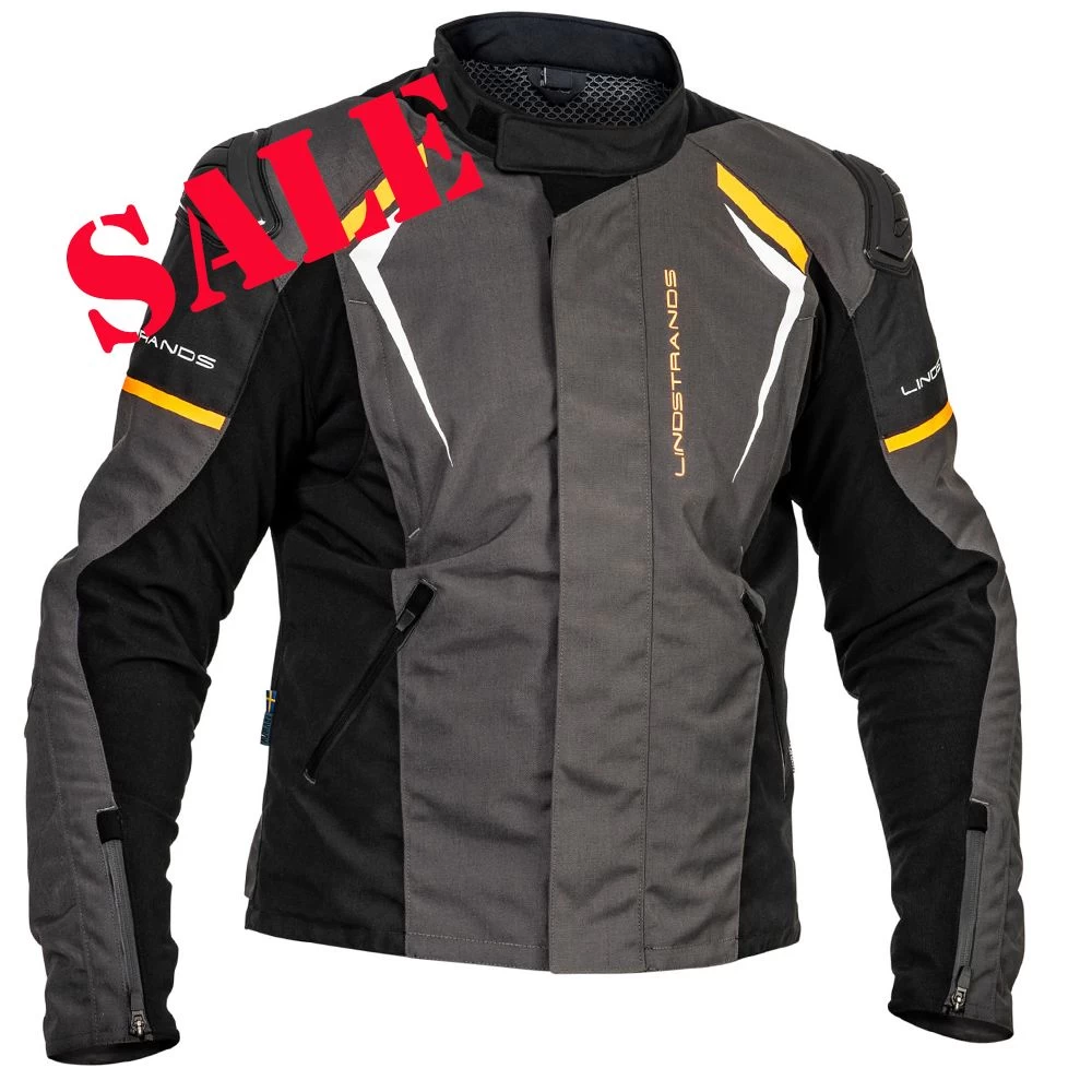 Lindstrands Sanvik Sporty AA Rated Waterproof Jacket - Gry/Org - UK42" 1 Lindstrands Sanvik Sporty AA Rated Waterproof Jacket - Gry/Org - UK42"