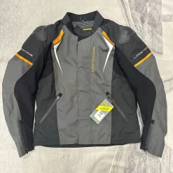 Lindstrands Sanvik Sporty AA Rated Waterproof Jacket - Gry/Org - UK42" 6 Lindstrands Sanvik Sporty AA Rated Waterproof Jacket - Gry/Org - UK42" -Motorcycle Equipment Store lindstarnds sandvik orange shopt