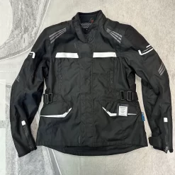 Lindstrands Granberg Ladies Laminated AA Rated Jacket - Blk/Wht - Size 40 -Motorcycle Equipment Store lindstrands granberg blk shop