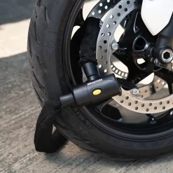 Oxford 90dB Alarm Chain With 10mm Square Link Chain -Motorcycle Equipment Store lk130 fitted