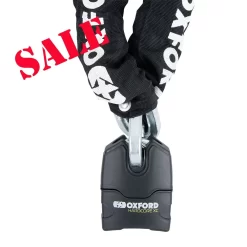 Oxford Hardcore XC13 Padlock And 13mm Square Link Chain