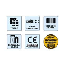 Spada Modena CE Approved Textile Trousers - Black - Short Leg 7 Spada Modena CE Approved Textile Trousers - Black - Short Leg -Motorcycle Equipment Store mondena pant specs 1