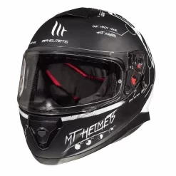 MT Thunder 3 SV Board - Matt Black/White - X-Large -Motorcycle Equipment Store mt thunder board