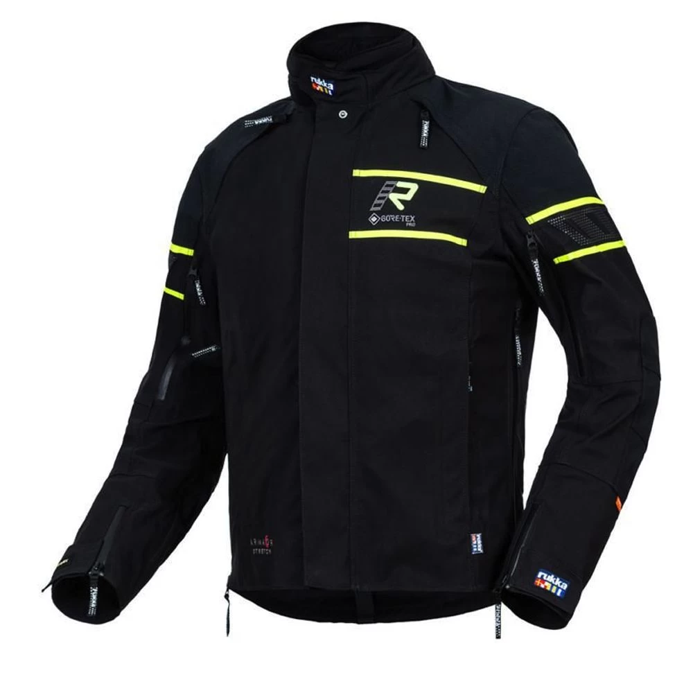 Rukka Nivala 2.0 Gore-Tex® Jacket - Black/Yellow 1 Rukka Nivala 2.0 Gore-Tex® Jacket - Black/Yellow
