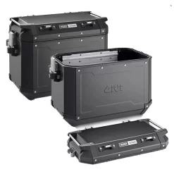 OBKN4837BPACK2 Trekker Outback Panniers 48 Left / 37 Right - Black Line