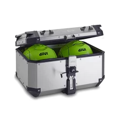 Givi OBKN58A Trekker Outback 58 Natural Aluminium -Motorcycle Equipment Store obkn58a helmets