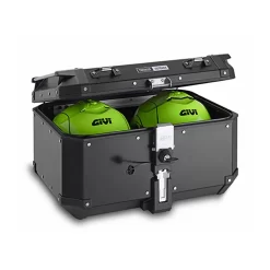 Givi OBKN58B Trekker Outback 58 Black Line -Motorcycle Equipment Store obkn58b open