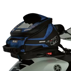 Oxford Q4R Tank Bag - Blue - Quick Release System