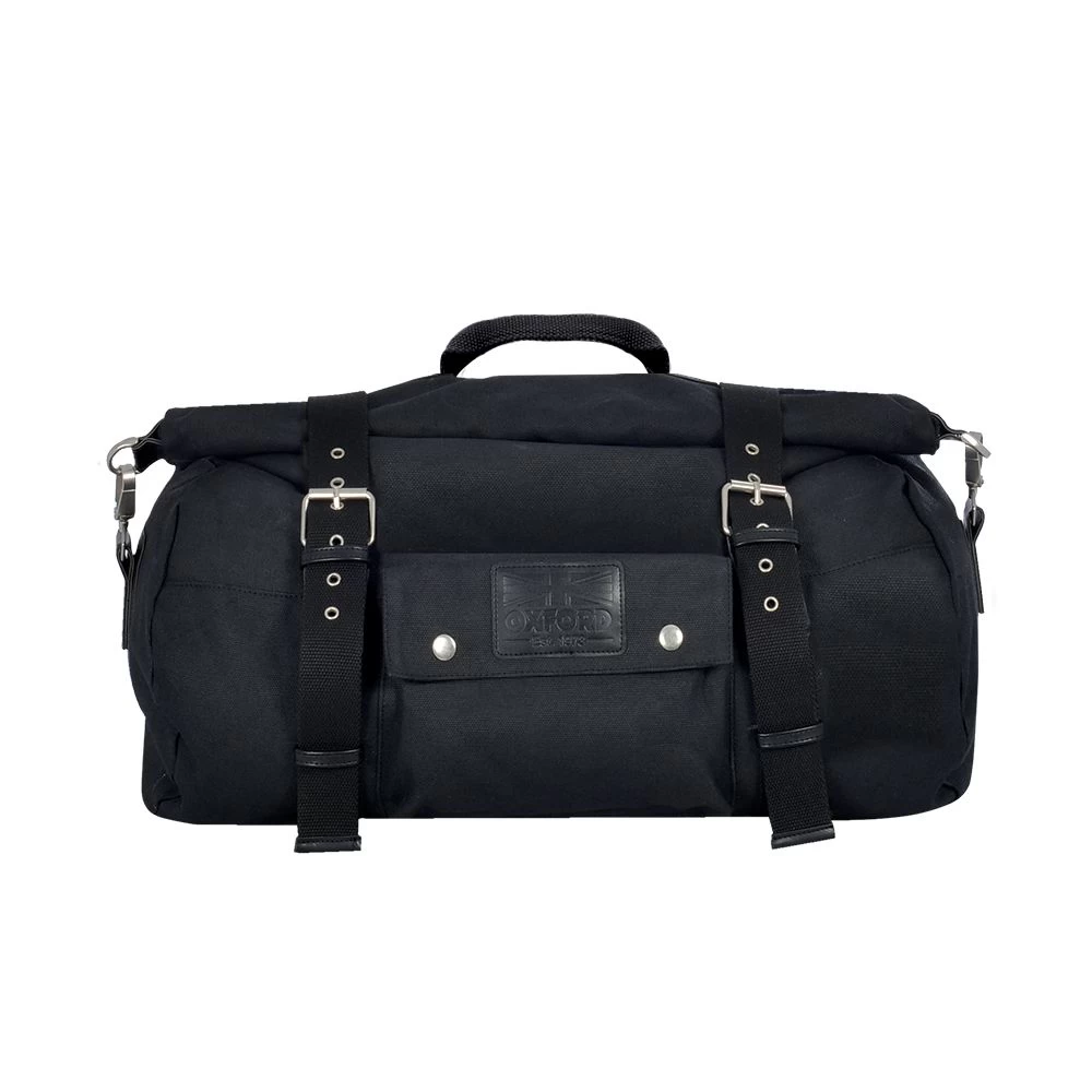 Oxford Heritage Roll Bag - Black - 20L 3 Oxford Heritage Roll Bag - Black - 20L - Image 3