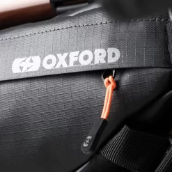 Oxford Aqua Evo Waterproof Adventure Frame Pack - Black -Motorcycle Equipment Store ol957 frame pack zip