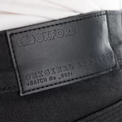 Oxford Original Approved AASlim Regular Leg Jean - Black -Motorcycle Equipment Store original slim black wash label 1