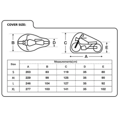 Oxford Dormex Indoor Motorcycle Cover - Small -Motorcycle Equipment Store oxford dormex indoor cover sizes