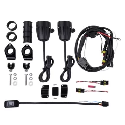 Oxford LED Auxiliary Running Lights - 1150 Lumens Per Light -Motorcycle Equipment Store oxford el380 running lights parts