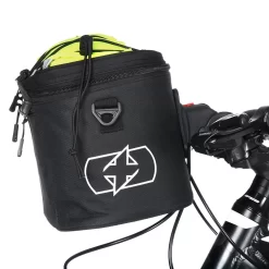 Oxford T8 Quick Release Handlebar Bag -Black -Motorcycle Equipment Store oxford handlebar bag side